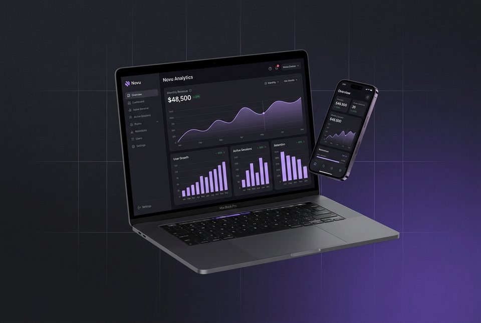 UI/UX design for Novu SaaS platform