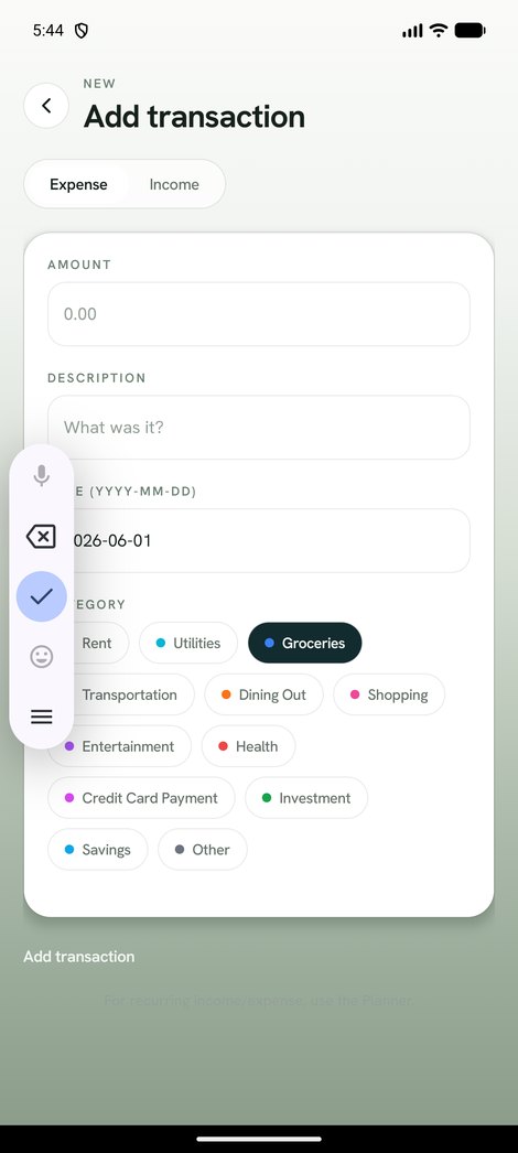 Add a transaction