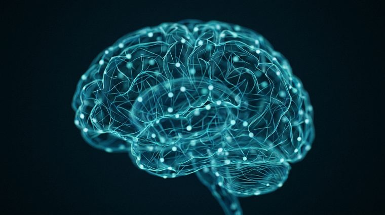 AI neural network visualization